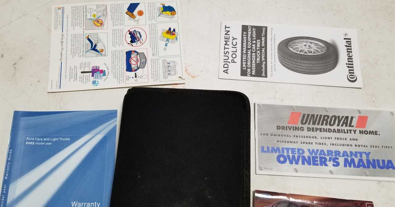 02 ford taurus owners manual