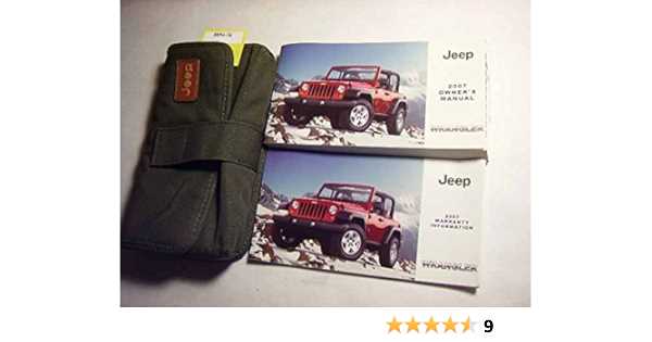 07 jeep wrangler owners manual