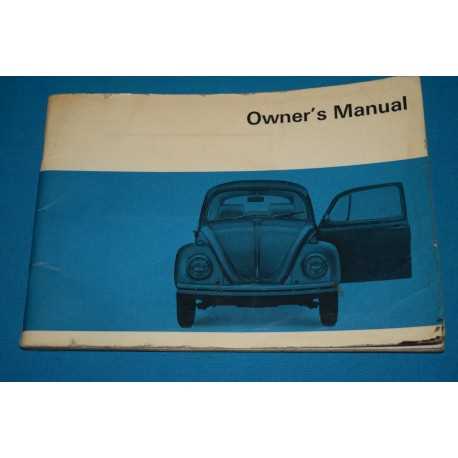 1968 vw beetle owners manual