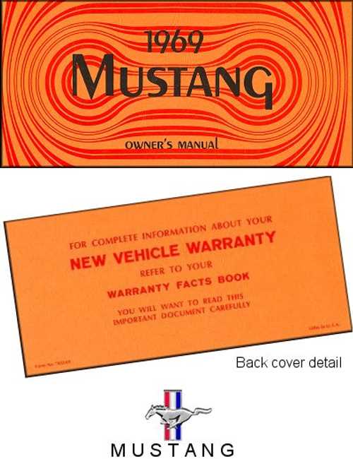 1969 mustang owners manual