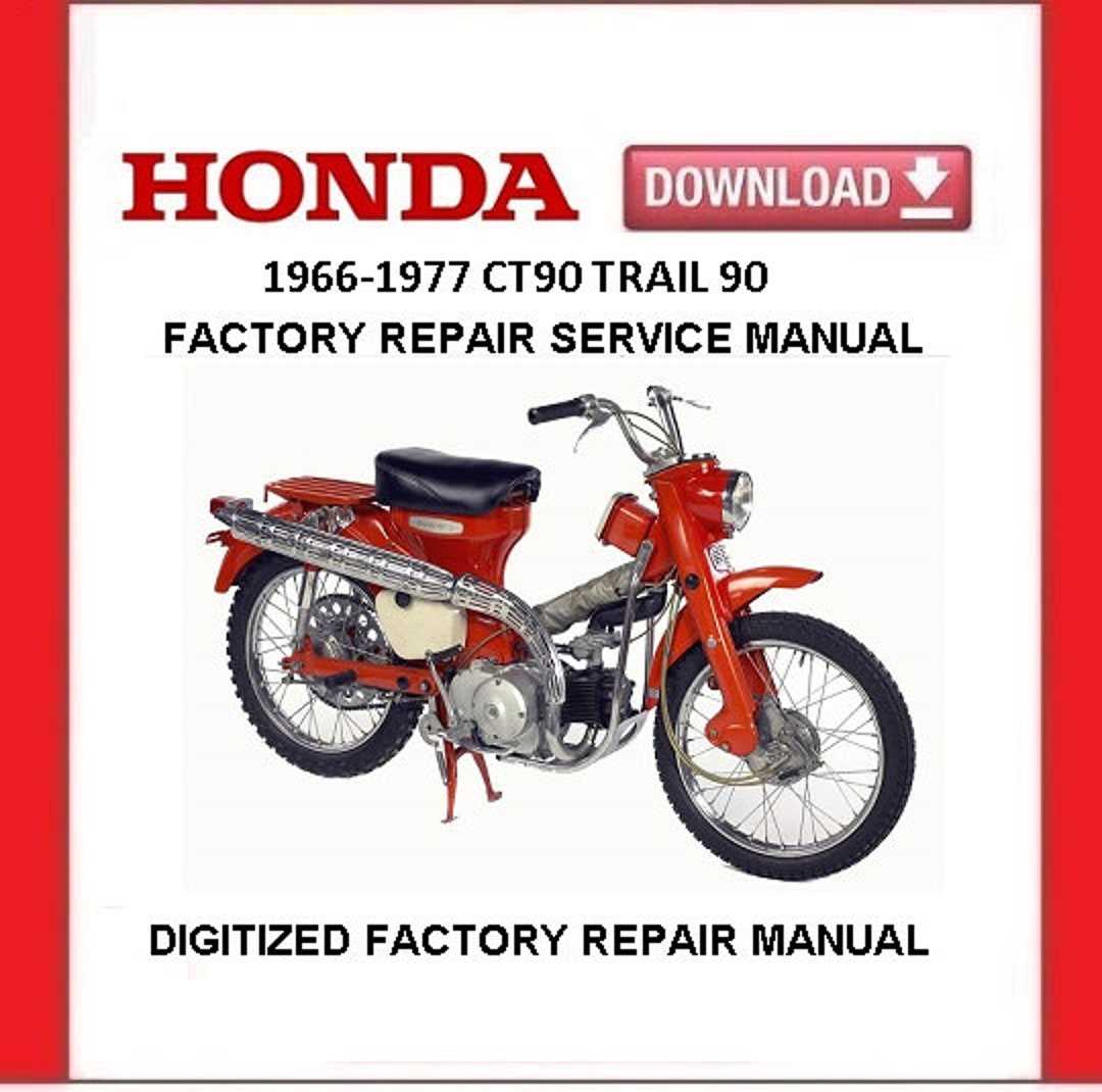 1970 honda ct90 owners manual