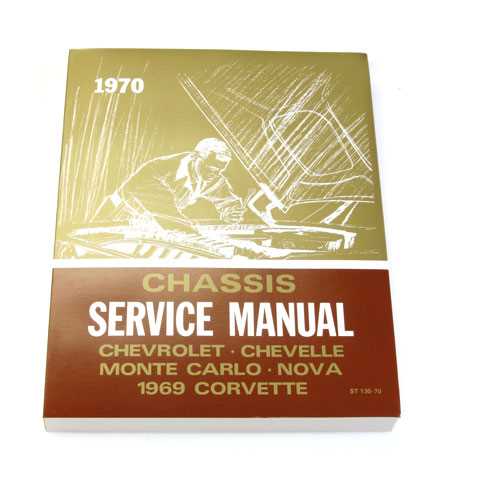 1970 chevelle owners manual