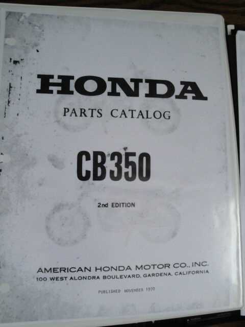 1970 honda cb350 owners manual