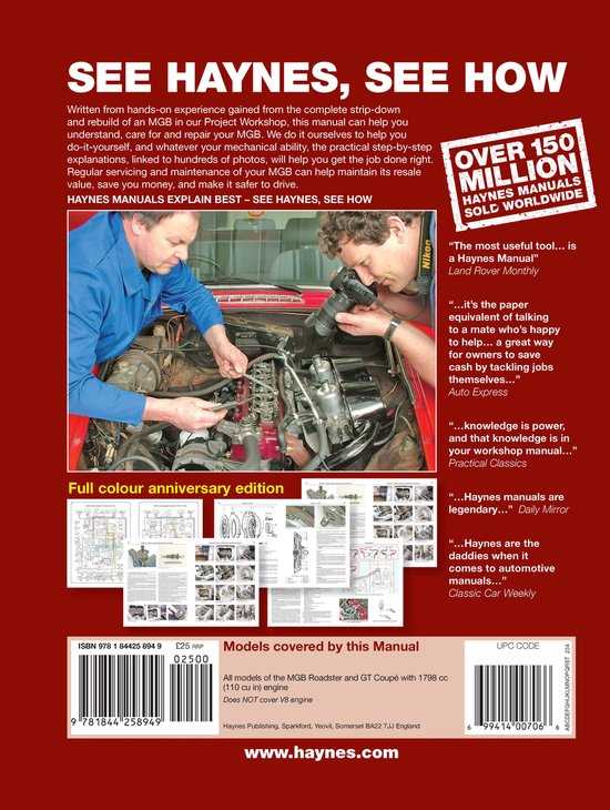 1980 mgb owners manual