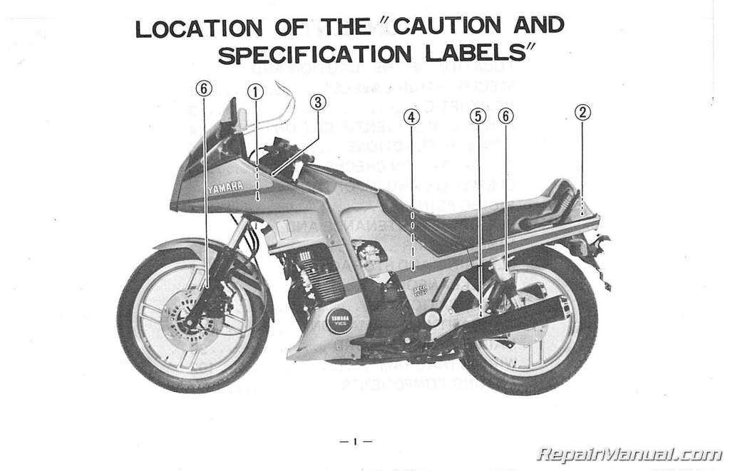 1982 yamaha maxim 650 owners manual