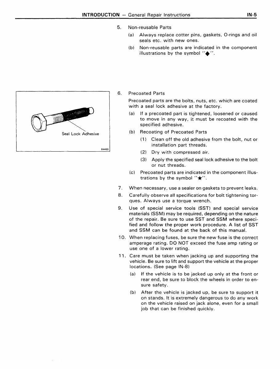 1985 toyota pickup owners manual