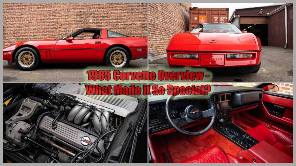 1985 corvette owners manual