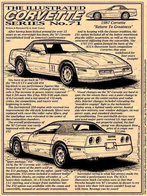 1986 corvette owners manual