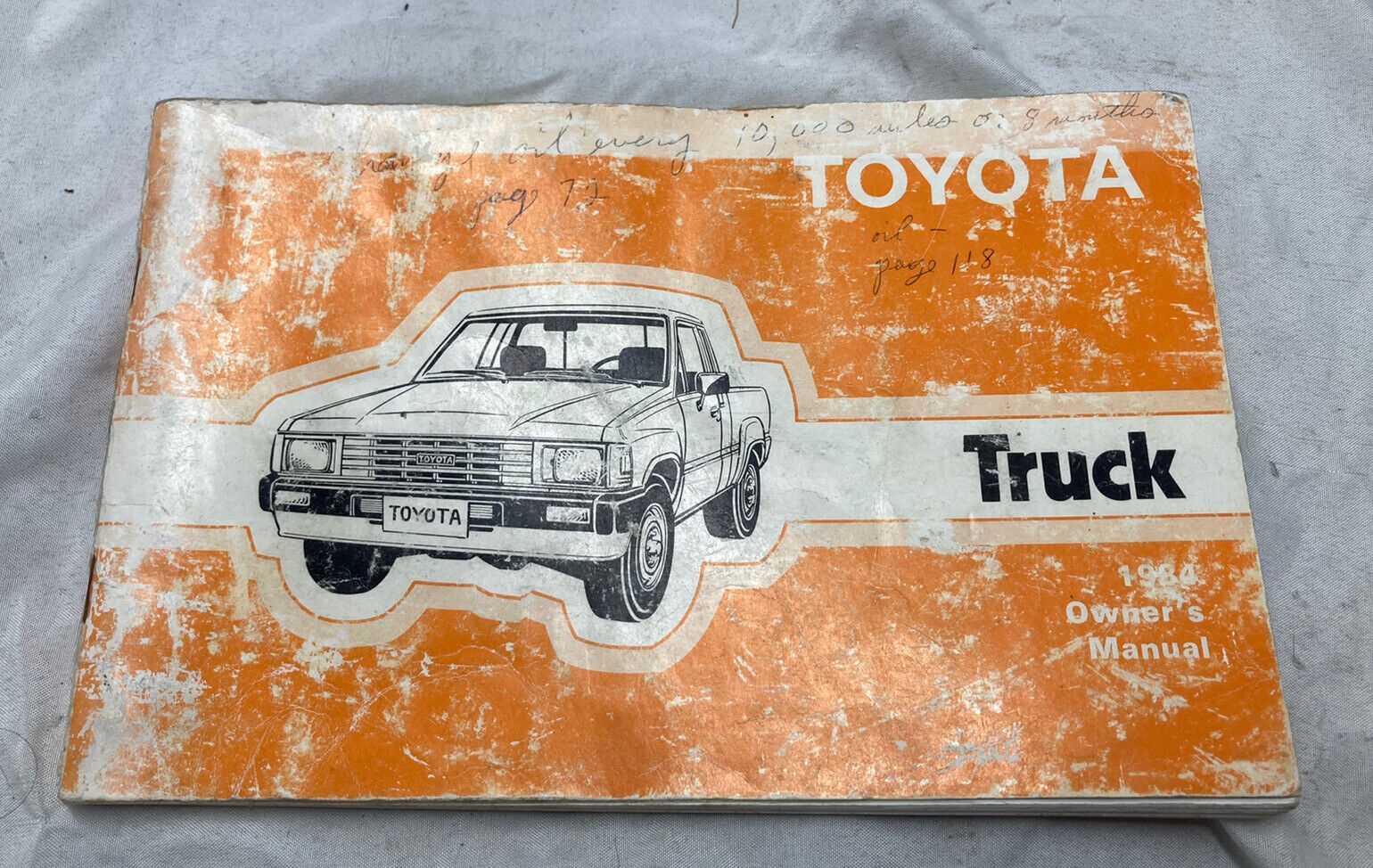 1988 toyota pickup owners manual