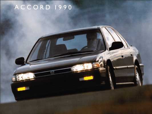 1990 honda accord owners manual