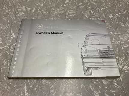 1991 mercedes 300e owners manual