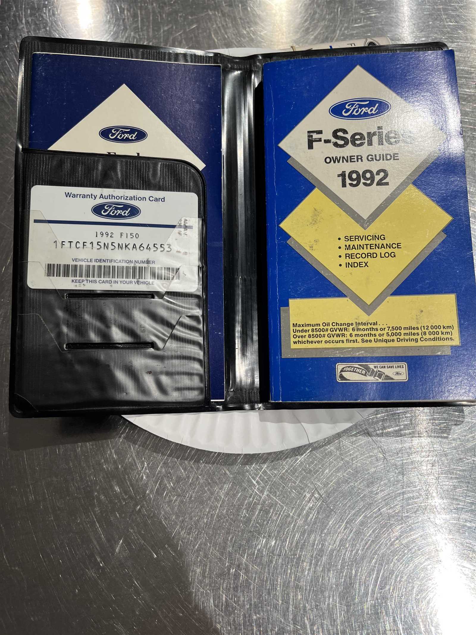 1992 f150 owners manual