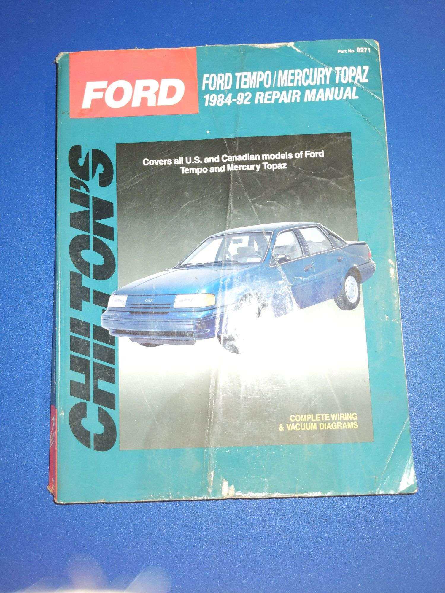 1992 ford tempo owners manual