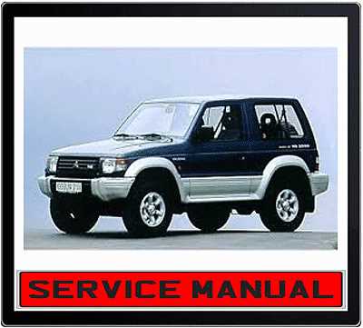 1993 mitsubishi pajero owners manual