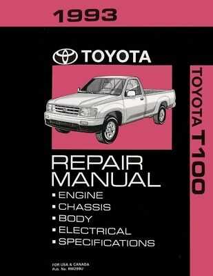 1993 toyota pickup owners manual