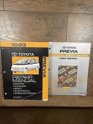 1993 toyota previa owners manual