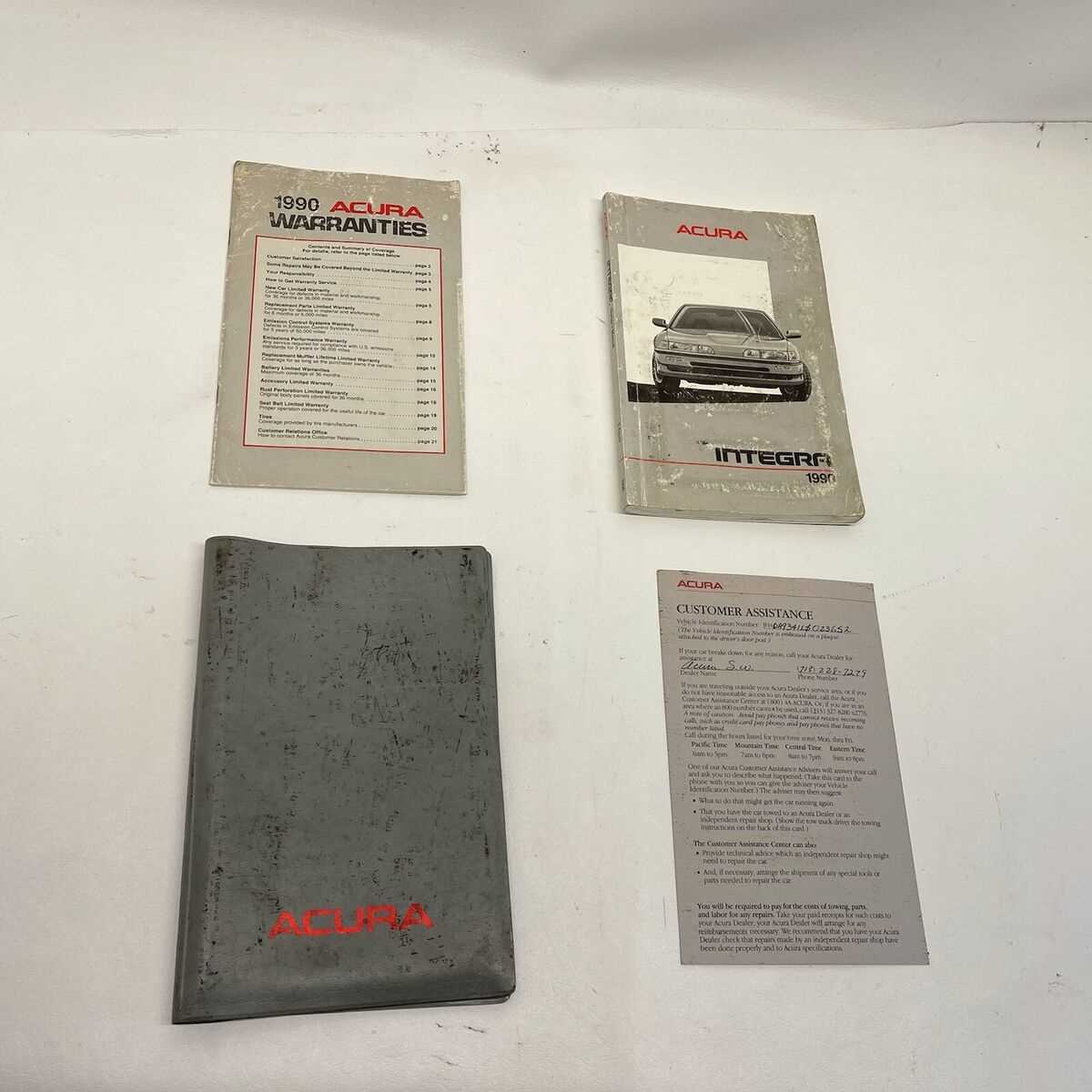 1993 acura integra owners manual