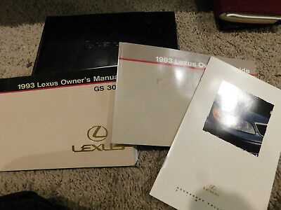 1993 lexus gs300 owners manual