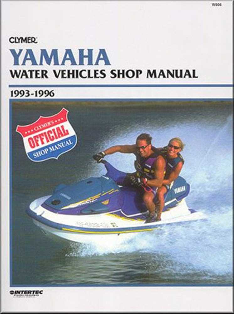 1993 yamaha waverunner owners manual