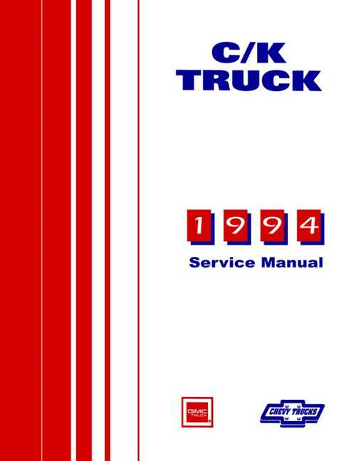 1994 chevy silverado owners manual