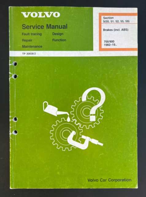 1994 volvo 940 owners manual