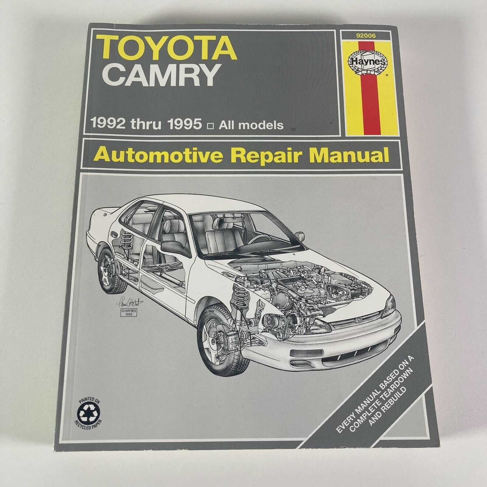 1995 camry owners manual