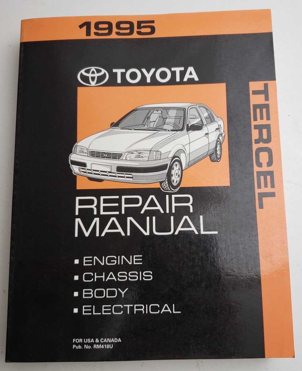 1995 toyota tercel owners manual