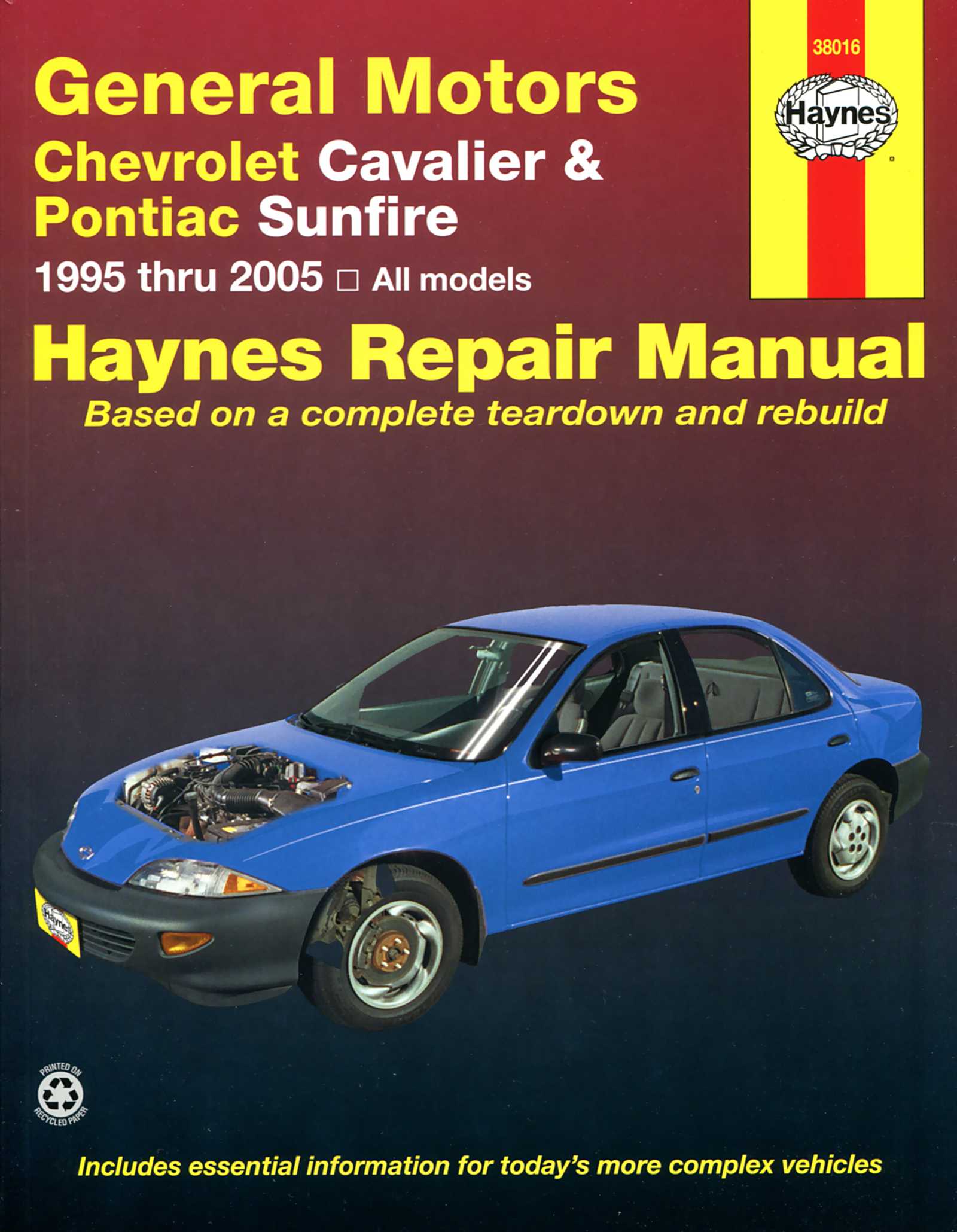 1996 chevrolet cavalier owners manual