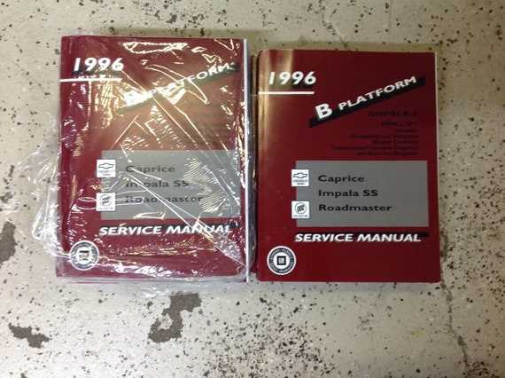 1996 chevy impala ss owners manual