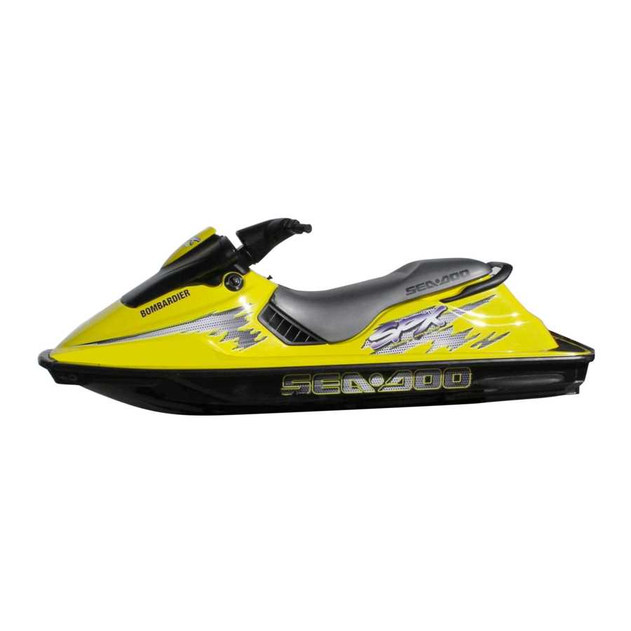 1996 sea doo bombardier gtx owners manual
