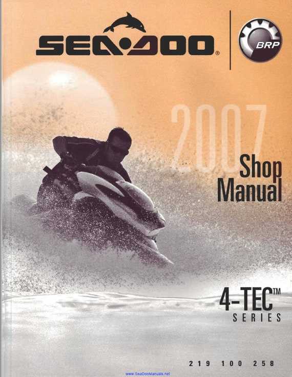 1996 seadoo spx owners manual