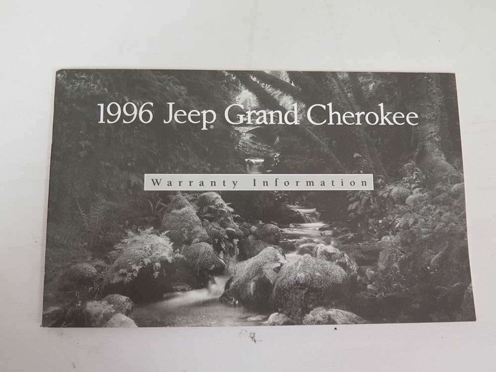 1996 jeep grand cherokee laredo owners manual