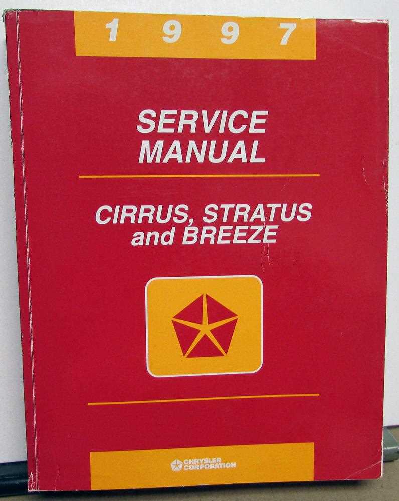 1997 dodge stratus owners manual