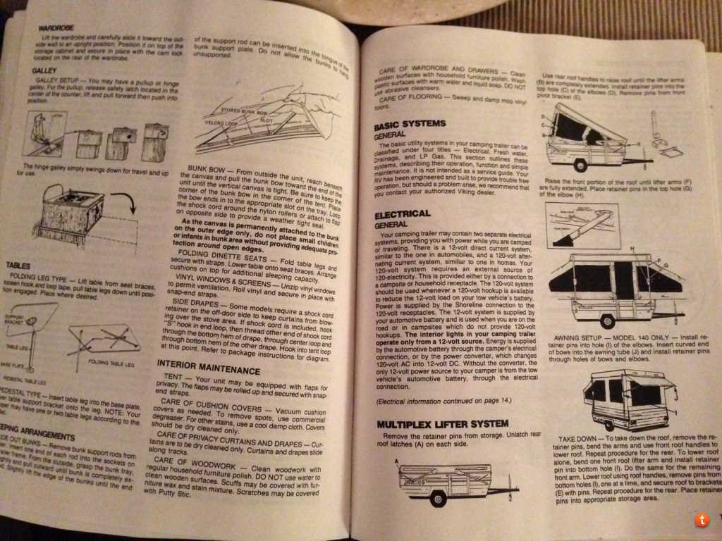 1997 viking pop up camper owners manual