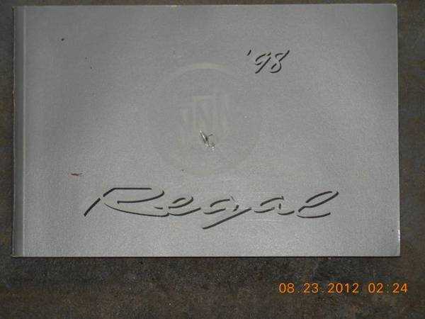 1998 buick regal gs owners manual