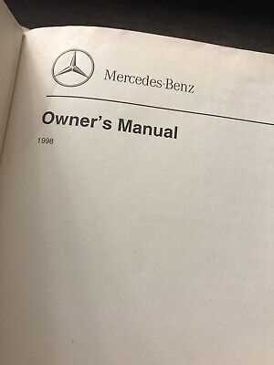 1998 mercedes benz e320 owners manual