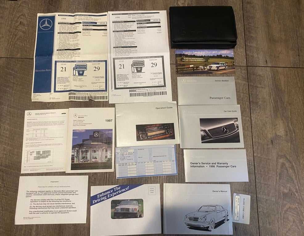 1998 mercedes benz e320 owners manual