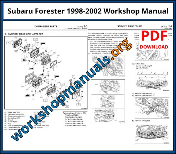 1998 subaru forester owners manual