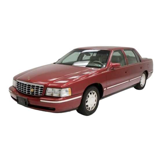 1998 cadillac catera owners manual