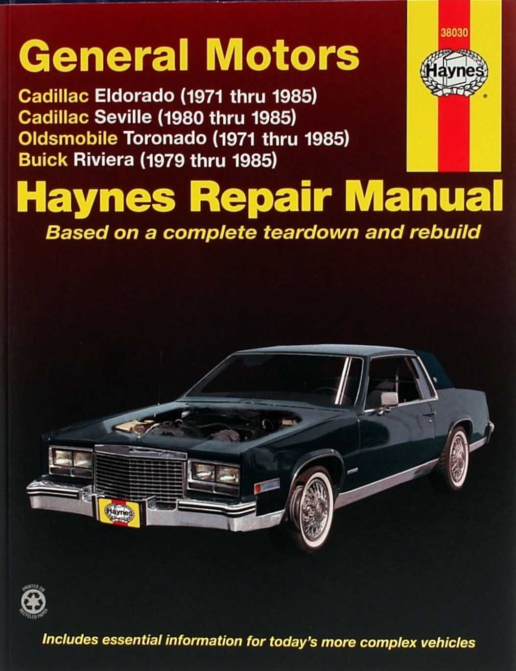 1998 cadillac eldorado owners manual