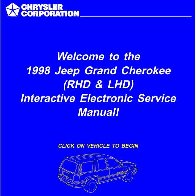 1998 jeep grand cherokee owners manual