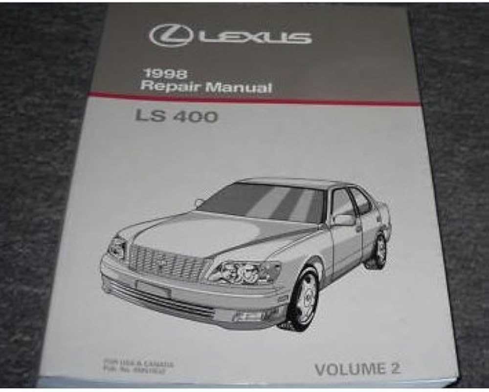 1998 lexus ls400 owners manual