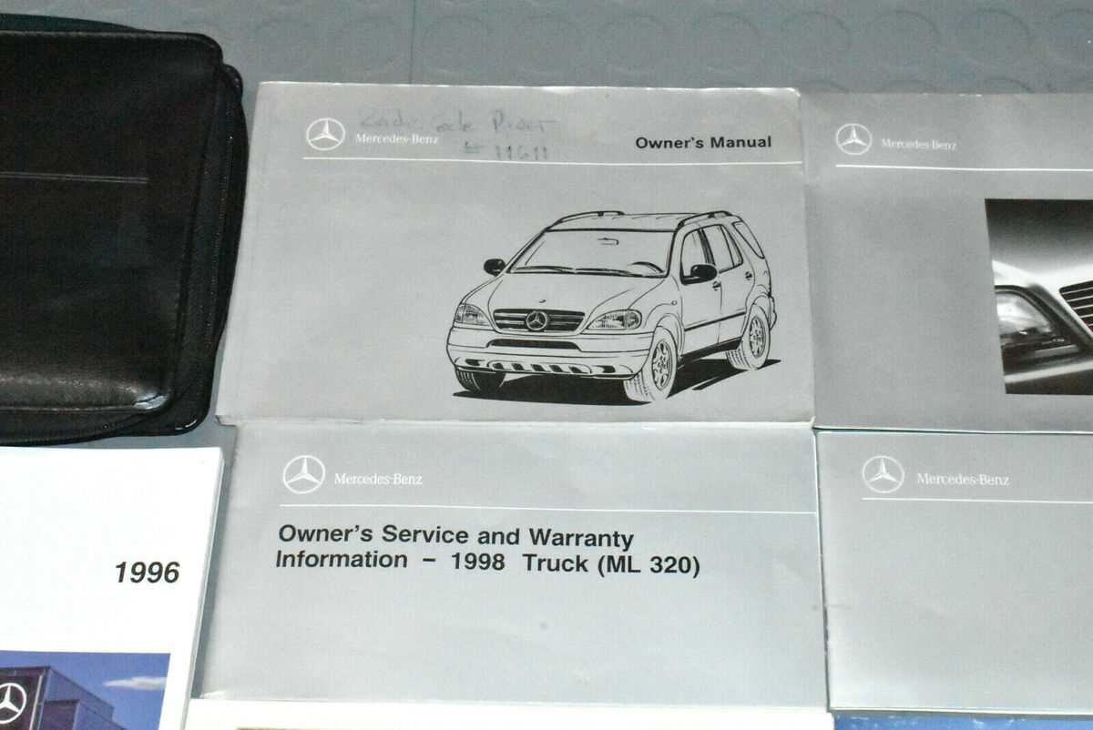 1998 mercedes ml320 owners manual