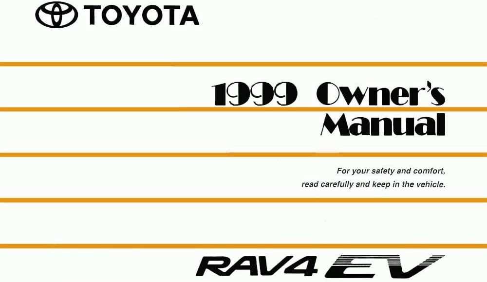 1999 corolla owners manual