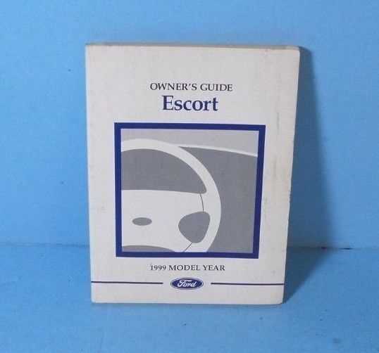1999 ford escort zx2 owners manual