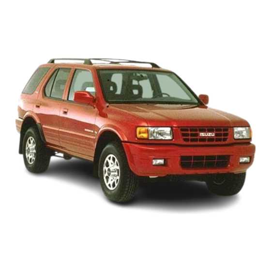 1999 isuzu trooper owners manual