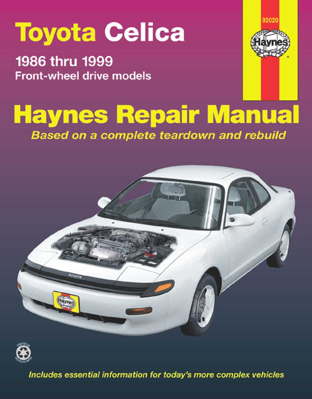 1999 toyota owners manual