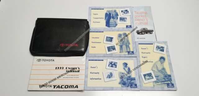 1999 toyota tacoma owners manual