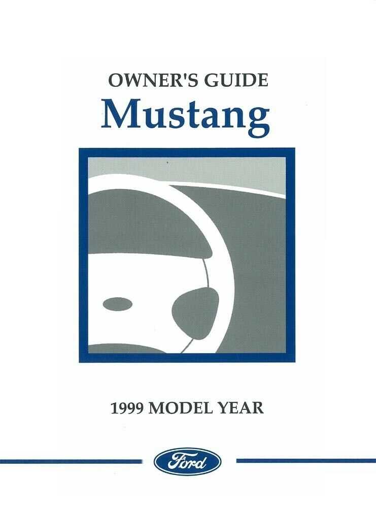 1999 ford mustang owners manual