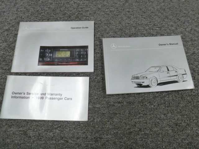 1999 mercedes c230 owners manual